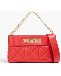 Love Moschino - Quilted Faux Leather Tote - Lyst