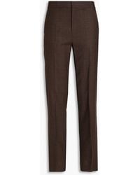 Tibi - Prince Of Wales Checked Wool Slim-leg Pants - Lyst