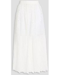 Maje - Guipure Lace Maxi Skirt - Lyst