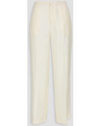 Loulou de Saison - Fafila Silk-twill Wide-leg Pants - Lyst