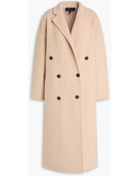Rag & Bone - Thea Double-Breasted Wool-Blend Felt Coat - Lyst