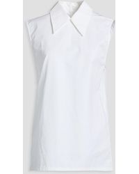 Jil Sander - Cotton-Poplin Top - Lyst