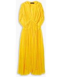Proenza Schouler - Pleated Jersey Maxi Dress - Lyst