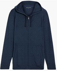 Derek Rose - London hoodie aus jersey aus stretch-modal mit reißverschluss - Lyst