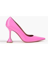 AMINA MUADDI - Ami Patent-Leather Pumps - Lyst