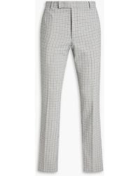 Thom Browne - Gingham Cotton-Blend Bouclé Pants - Lyst