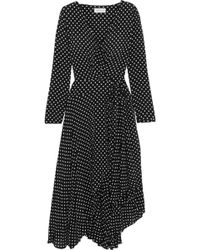 zimmermann dress midi polka dot asymmetric crepe wrap dresses becomes effortless enterprise dressing events info summer