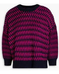 Rag & Bone - Quinn pullover aus jacquard-strick aus einer baumwoll-kaschmirmischung - Lyst