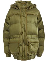 Sandro - Sean Canvas-trimmed Quilted Shell Hooded Jacket - Lyst