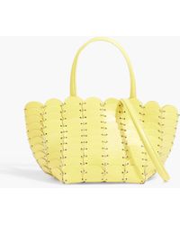 Rabanne - Pacoio Mini Cab Laser-cut Leather Tote - Lyst