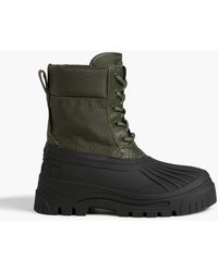 Axel Arigato - Cryo Lace-up Canvas And Rubber Boots - Lyst