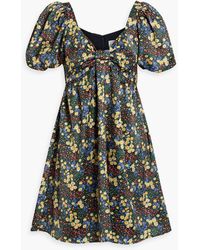 HVN - Quinn Floral-print Tm Mini Dress - Lyst