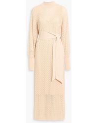 Zimmermann - Pointelle-Knit Turtleneck Maxi Dress - Lyst