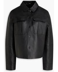 Theory - Leather Jacket - Lyst