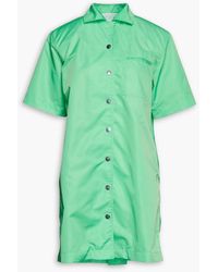 REMAIN Birger Christensen - Storm Shell Mini Shirt Dress - Lyst