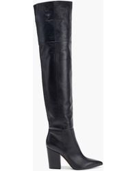 Sergio Rossi - Sergio Leather Over-the-knee Boots - Lyst