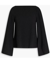 By Malene Birger - Pleated Crepe Blouse - Lyst