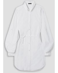 Ann Demeulemeester - Belted Cotton-Poplin Shirt - Lyst