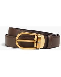 Montblanc - Leather Belt - Lyst