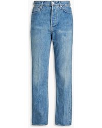 Veronica Beard - Daniela High-rise Straight-leg Jeans - Lyst