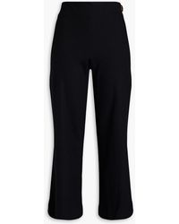 Vince - Cozy Easy Cropped Wool-blend Kick-flare Pants - Lyst