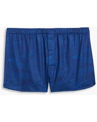 Derek Rose - Paris Cotton-jacquard Boxer Shorts - Lyst