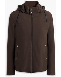 Herno - Wool-blend Felt Hooded Jacket - Lyst