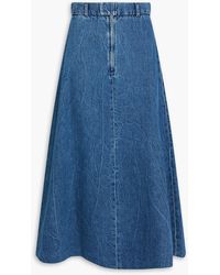 Rohe - Denim Midi Skirt - Lyst