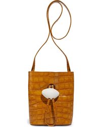 Rejina Pyo Rita Croc-effect Leather Tote in Tan (Brown) | Lyst Rejina Pyo Rita Croc-effect Leather Tote in Tan (Brown) | Lyst