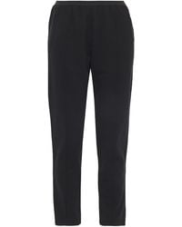 Haider Ackermann - Grosgrain-trimmed French Cotton-terry Track Pants - Lyst