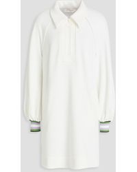 Zimmermann - Striped Jersey Mini Shirt Dress - Lyst