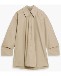 Jil Sander - Oversized Cotton-Poplin Shirt - Lyst