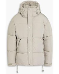 Sandro - Quilted Shell Hooded Jacket - Lyst