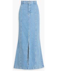 10 Crosby Derek Lam - Denim Maxi Skirt - Lyst
