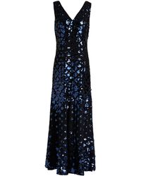 Tory Burch Sequin-embellished Georgette Maxi Dress - Black