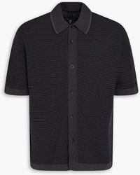 Rag & Bone - Harvey Jacquard-Knit Cotton-Blend Shirt - Lyst