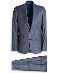 Paul Smith - Karierter anzug aus wolle - Lyst