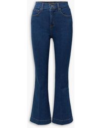 Veronica Beard - Carson High-rise Kick-flare Jeans - Lyst