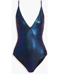 Rick Owens - Iridescent-effect Swimsuit - Lyst
