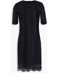 Missoni - Metallic Crochet-knit Wool-blend Mini Dress - Lyst