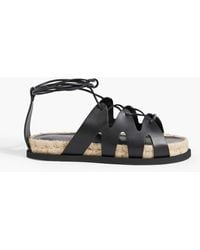 3.1 Phillip Lim - Space For Giants Yasmine Leather Espadrille Sandals - Lyst