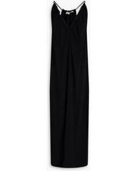 BITE STUDIOS - Theros Ruched Crepe Midi Dress - Lyst