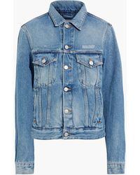 Womens Clothing Jackets Jean and denim jackets Off-White c/o Virgil Abloh Denim Outerwear in Blue 