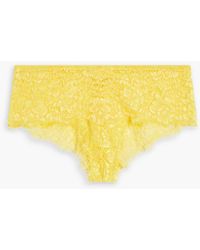 Cosabella - Pret A Porter Stretch-lace Mid-rise Briefs - Lyst
