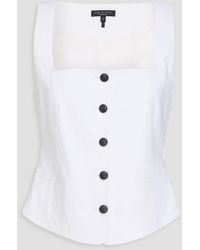 Rag & Bone - Mariana Linen-Blend Vest - Lyst