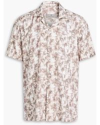 Canali - Printed Twill Shirt - Lyst