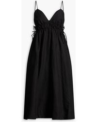 Casa Raki - Rita Linen Midi Dress - Lyst