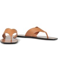 Atp Atelier Leather Sandals - Brown