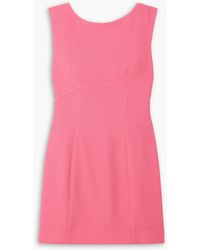 RIXO London - Michaela Cutout Bow-detailed Crepe Mini Dress - Lyst