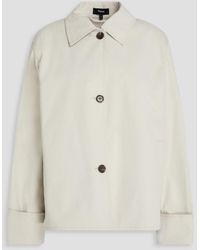 Theory - Jacke aus twill aus einer baumwollmischung - Lyst
